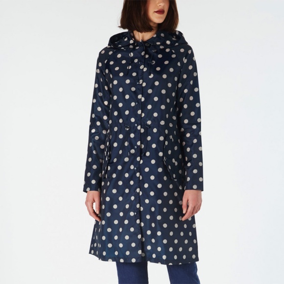 Cath Kidston Polka Dot Long Raincoat 